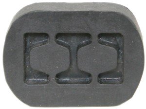 Gummiupphängning, avgassystem, Fram, Bakre ljuddämpare, Främre ljuddämpare, Mittenljuddämpare
