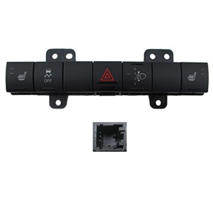 Brytare, varningsblinkers, Fram, JEEP CHEROKEE, 4602564AF, 4602564AG, 4602564AH, 4602564AI, 4602564AJ, 4602564AK, K04602564AF, K04602564
