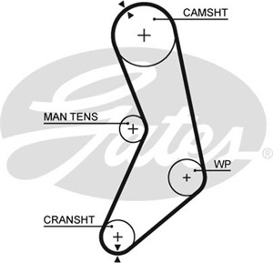 Kamrem, NISSAN MICRA I, 1201568, 13028-24B00, 13028-24B10, 13028-24B26, 2S6J1A049AA, 2S6J-1A049-AA