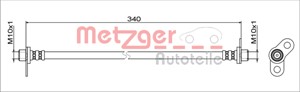 Bromsslang, Inre, Bakaxel vänster, MITSUBISHI ASX, ECLIPSE CROSS, OUTLANDER III, 4650B191, 4650B629