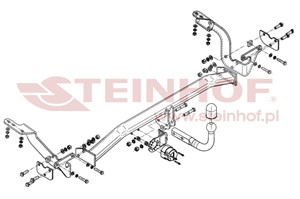 Dragkrok, Standard, CITROËN C4 GRAND PICASSO I, C4 PICASSO Minibus, minivan I