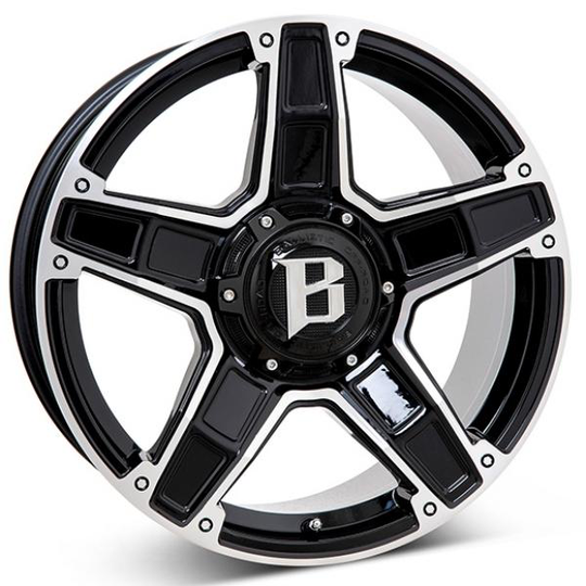 Ballistic Dakota Black Polished 9/20 6/139.7 ET48 B93.1