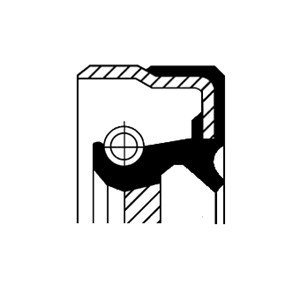 Oljepackningsring, differential, Bakaxel
