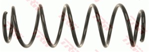 Spiralfjäder, Bakaxel, MERCEDES-BENZ A-KLASS [W169], B-KLASS Sports Tourer [W245], 169 324 34 04, A 169 324 34 04