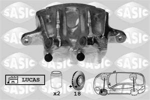 Bromsok, framaxel vänster, CITROËN,FIAT,PEUGEOT, 440180, 9945781