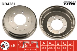 Bromstrumma, Bakaxel, FORD MAVERICK, MAVERICK VAN, NISSAN TERRANO II, TERRANO Van II, 1954475, 43206-0F001