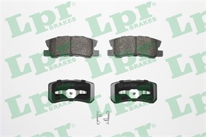 Bromsbeläggsats, Bakaxel, CITROËN,MITSUBISHI,PEUGEOT, 068020256AA, 068028671AA, 1611838980, 425390, 425391, 425448, 4605A447, 4605A448,