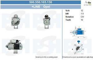 Startmotor, CADILLAC,CHEVROLET,OPEL,SAAB,VAUXHALL, 46823543, 55353857, 55585237, 6202074, 95520320, M001T30071, M001T30072, M001T30073,