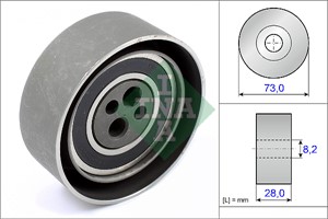 Spännrulle, kamrem, AUDI 80 B4 Avant, 80 B4 Sedan, A4 B5, A4 B5 Avant, A6 C4, A6 C4 Avant, A8 D2, CABRIOLET B3, COUPE B3, 078 109 243 K,