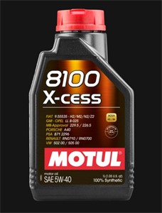 Motul 8100 X-CESS 5W-40, Universal