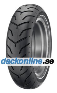 Dunlop D 407 H/D SW ( 180/65B16 TL 81H Bakhjul, M/C, single white stripe )