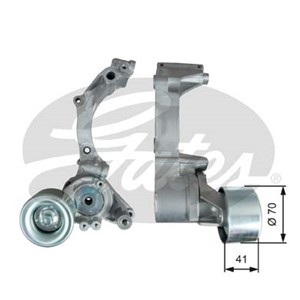 Spännrulle, flerspårsrem, TOYOTA LAND CRUISER 200, 1662051011
