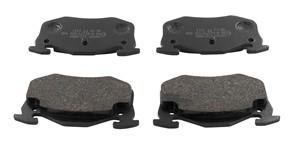 Bromsbeläggsats, Bakaxel, CITROËN,PEUGEOT,RENAULT, 1617247980, 172201, 172587, 425042, 425071, 4251.04, 4251.46, 4251.96, 4251.97, 42510