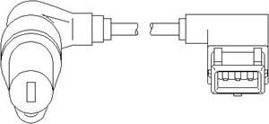 Varvtalssensor, motorhantering, BMW 3 [E30], 3 Cabriolet [E30], 3 Touring [E30], 5 [E34], 1214 1 713 007, 1214 1 720 852, 1214 1 720 854