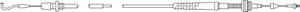 Gasvajer, SEAT TOLEDO I, VW GOLF II, JETTA II, PASSAT B3/B4, PASSAT B3/B4 Variant, 191 721 555, 3A1 721 555B