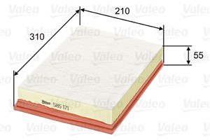 Luftfilter, FORD GALAXY I, SEAT ALHAMBRA, VW SHARAN, 1017035, 1102785, 7236936, 7M0129620A, 95VW9601BA, 95VW9601BC, 95VW9601DA, 9VW9601B