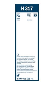 Torkarblad, Bak, HYUNDAI i10 I, i10 II, 98850 0X000