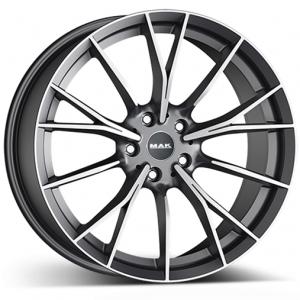 MAK Fabrikt Gunmetal Machined Face 7.5x18 5/120 ET45 B72.6