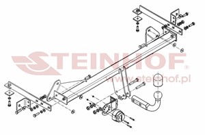 Dragkrok, Standard, FIAT 500L