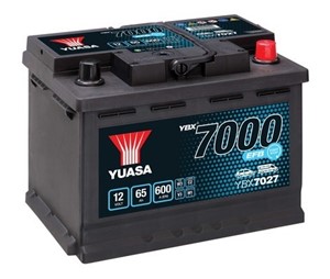 Yuasa EFB Start Stop Batteri 12V 65Ah 600A, passar många modeller, 000915105EB, 1620012480, 1734610, 1S0915105A, 24410 JD22A, 24410JD22A