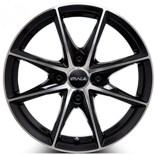 Image Comet Gloss Black Polished 6/15 4/100 ET40 B57.1