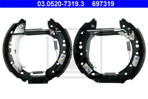 Bromsbackar, sats, Bakaxel, MITSUBISHI COLT VI, SMART FORFOUR