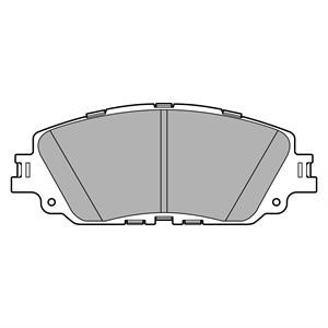 Bromsbeläggsats, Framaxel, LEXUS ES, UX, TOYOTA CAMRY, RAV 4 V, RAV 4 VAN V, 0446533480, 0446576010