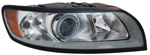 Strålkastare, Vänster, VOLVO S40 II, V50, 30763033, 31265694, 31299583
