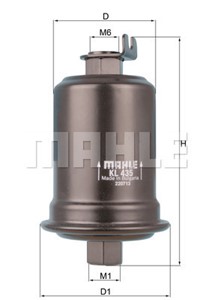 Bränslefilter, LEXUS RX, TOYOTA AVENSIS, AVENSIS Kombi, AVENSIS Liftback, 2330019205, 2330019535