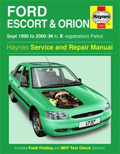 Haynes Reparationshandbok, Ford Escort & Orion Petrol, Universal