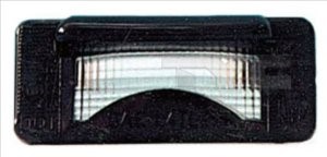 Belysning, registreringsskylt, MERCEDES-BENZ,VOLVO,VW, 1215324, 1234852, 1312344, 2D0943021, 2D0943021A, 3540331, 6318200256, 6318200456