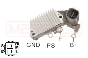 Generatorregulator, HONDA CIVIC Hatchback VI, CIVIC Sedan VI, CR-V I, 31150-P2T-0030