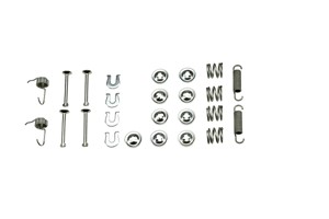 Tillbehörssats, bromsbackar, Bakaxel, HYUNDAI PONY, PONY Sedan, MITSUBISHI COLT II, COLT III, LANCER III, MB006550