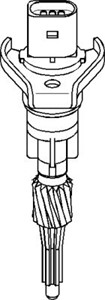 Sensor, vägmätare, AUDI,SEAT,SKODA,VW, 1H0 919 149C