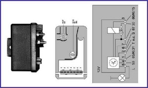 Kontrollenhet, glödstiftsystem, CITROËN,FIAT,PEUGEOT, 46423043, 5981 21, 5981 26, 5981 27, 96 16 28 00 80, 96 16 58 23 80, 9615938380, N