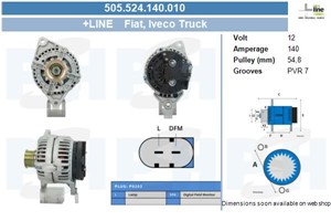 Generator, FIAT,IVECO, 504009978, 71723401, 71780162