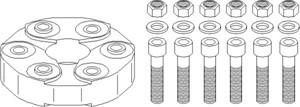 Led, kardanaxel, Bak, Fram, Fram eller bak, MERCEDES-BENZ, 000 411 00 00, 170 410 01 15, 202 410 18 15, 210 410 12 15, A000 411 00 00, A