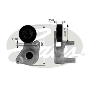 Spännrulle, flerspårsrem, HYUNDAI,KIA, 25281-37101, 25281-37120