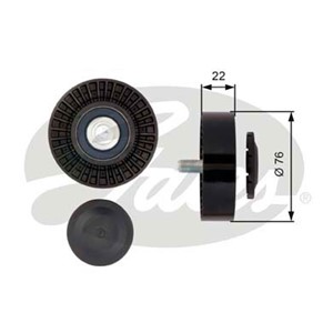 Styrrulle, drivrem, KIA CARNIVAL I, CARNIVAL II, CARNIVAL / GRAND CARNIVAL III, 0K55215983C, 0K88R15983, 252864X000