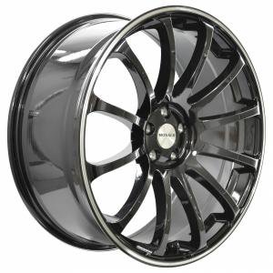 Monaco Massenet Black Polished 9x20 5/112 ET30 B66.5