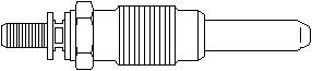 Glödstift, MITSUBISHI CARISMA, CARISMA Sedan, RENAULT MEGANE I, MEGANE Classic I, MEGANE Scenic, VOLVO S40 I, V40 Kombi, 30816732, 7700