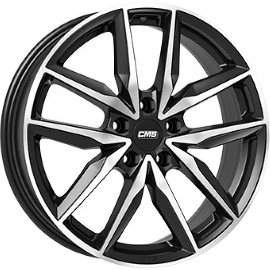 Cms C28 Gloss Black Polished 7/17 5/114 ET40 B67.1