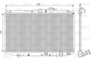 Kylare, motorkylning, HONDA ACCORD VI, ACCORD Hatchback VI, 19010PDAE01, 19010-PDA-E01