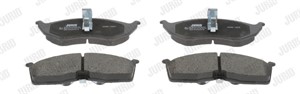 Bromsbeläggsats, Framaxel, CHRYSLER,DODGE,PLYMOUTH, 4728124, 4762682, 4773264, 4797568, 4882106, 4882107, 4897664AA, 4897665AA, 5011743A
