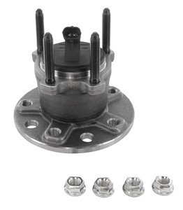 Hjulnav, Bakaxel, CADILLAC,FIAT,OPEL,SAAB,VAUXHALL, 16 04 314, 93 170 611