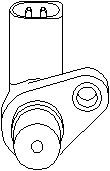 Varvtalssensor, motorhantering, SKODA FABIA I, FABIA Combi I, FABIA Praktik I, FABIA Sedan I, OCTAVIA I, 047 906 433