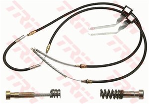 Vajer, parkeringsbroms, Bak, Höger bak, Vänster bak, Höger, Vänster, FORD, 6636171, 6658707, 92VB-2853-CD, 92VR-2853-CD