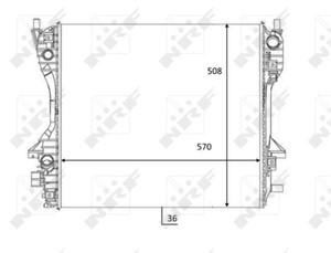 Kylare, motorkylning, JAGUAR S-TYPE II, XF I, XJ, 5502032A07, C2C32997, C2Z6984, XR847785, XR856379, XR858121, XR858580