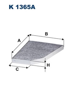 Kupefilter, TESLA MODEL X, 1039042-00-A