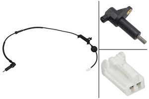 ABS-givare, Sensor, hjulvarvtal, Bakaxel höger, HYUNDAI SANTA FÉ I, 95640-26000